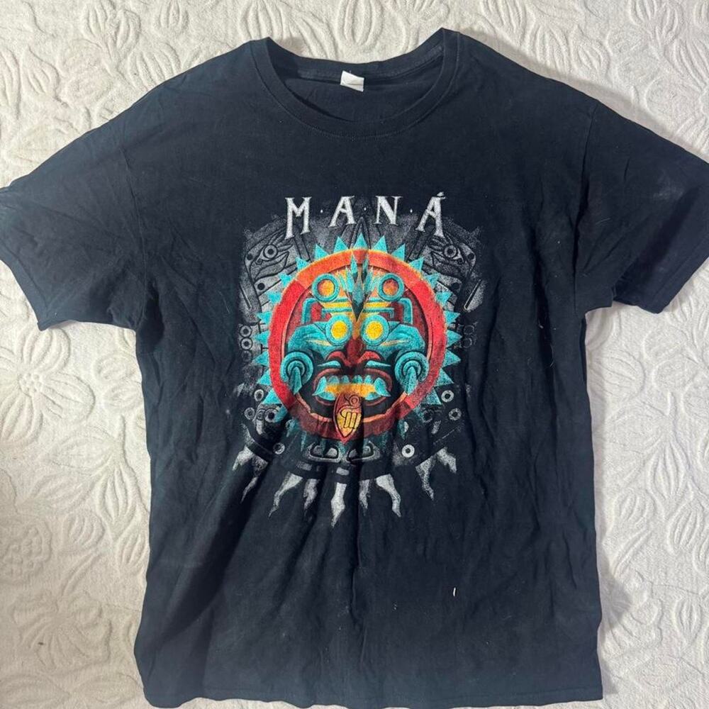 Black mana band tee size L